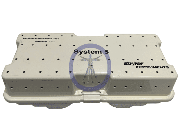 Stryker 4102-450 Plastic 4 Handpiece Sterilization Case